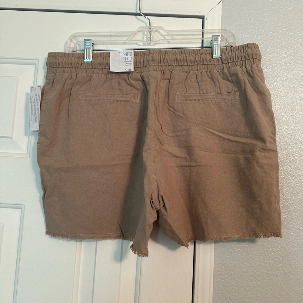 Time and Tru linen short